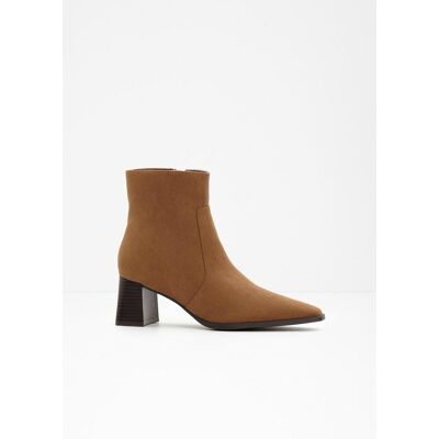 bonprix Stiefeletten mit Blockabsatz - braun - Damen - Size: 37 bonprix Stiefeletten mit Blockabsatz - braun - Damen - Size: 37