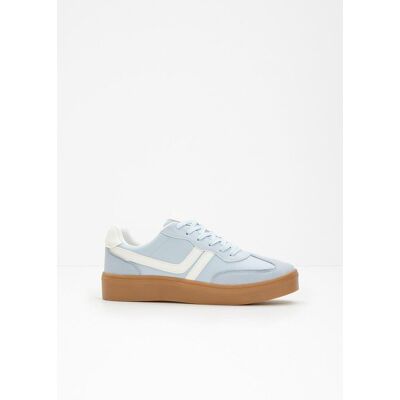 bonprix Plateau-Sneaker im Retrolook - blau - Damen - Size: 42 bonprix Plateau-Sneaker im Retrolook - blau - Damen - Size: 42
