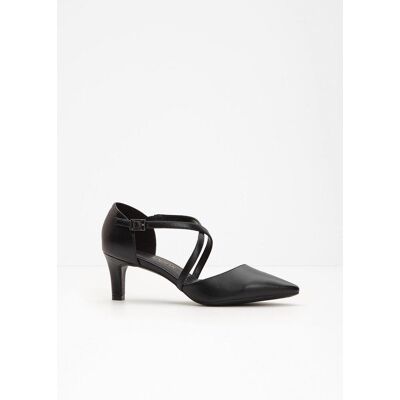 bonprix Spangenpumps mit schmalem Absatz - schwarz - Damen - Size: 37 bonprix Spangenpumps mit schmalem Absatz - schwarz - Damen - Size: 37