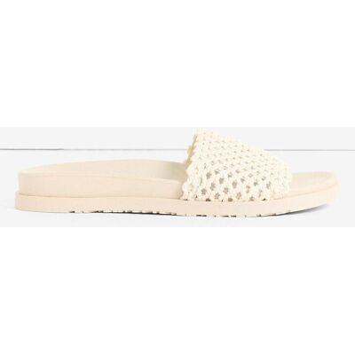 bonprix Pantoletten in Häkel-Optik - beige - Damen - Size: 39 bonprix Pantoletten in Häkel-Optik - beige - Damen - Size: 39