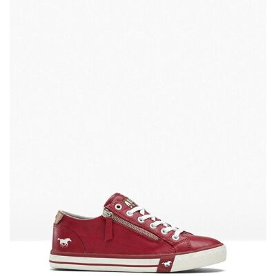 bonprix Mustang Sneaker mit Reißverschluss - rot - Damen - Size: 39 bonprix Mustang Sneaker mit Reißverschluss - rot - Damen - Size: 39