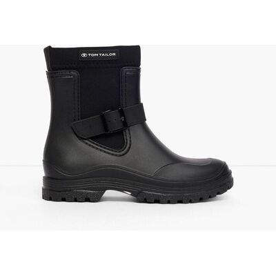 bonprix Tom Tailor Gummistiefel mit Elastikeinsatz - schwarz - Damen - Size: 40 bonprix Tom Tailor Gummistiefel mit Elastikeinsatz - schwarz - Damen - Size: 40