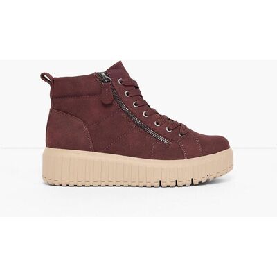 bonprix Jana High-Top-Sneaker mit Plateau-Sohle - rot - Damen - Size: 37 bonprix Jana High-Top-Sneaker mit Plateau-Sohle - rot - Damen - Size: 37