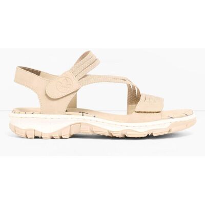 bonprix Rieker Komfort-Trekkingsandalen mit elastischen Riemen - beige - Damen - Size: 42 bonprix Rieker Komfort-Trekkingsandalen mit elastischen Riemen - beige - Damen - Size: 42