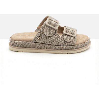 bonprix Tom Tailor Plateau-Pantoletten in Häkeloptik - beige - Damen - Size: 37 bonprix Tom Tailor Plateau-Pantoletten in Häkeloptik - beige - Damen - Size: 37