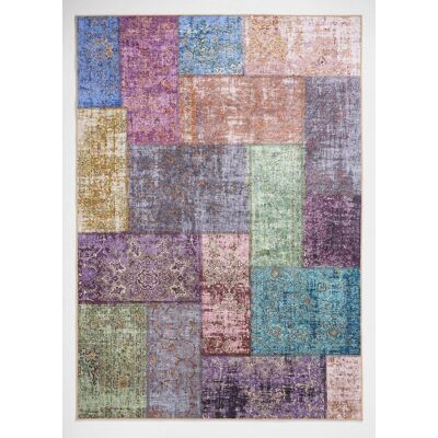 bonprix Teppich in Patchworkoptik - grau - Size: 1 (60/100 cm) bonprix Teppich in Patchworkoptik - grau - Size: 1 (60/100 cm)