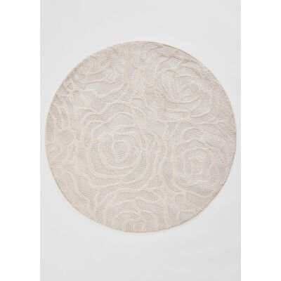 bonprix Runder Teppich mit außergewöhnlich weicher Oberfläche - beige - Size: 1 (Ø 120 cm) bonprix Runder Teppich mit außergewöhnlich weicher Oberfläche - beige - Size: 1 (Ø 120 cm)