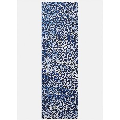 bonprix Waschbare Fußmatte mit Leo Muster - blau - Size: 4 (45/145 cm) bonprix Waschbare Fußmatte mit Leo Muster - blau - Size: 4 (45/145 cm)