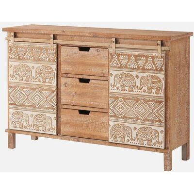 bonprix Sideboard mit Elefant-Design - beige bonprix Sideboard mit Elefant-Design - beige