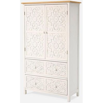 bonprix Schrank mit Ornamenten - weiß bonprix Schrank mit Ornamenten - weiß