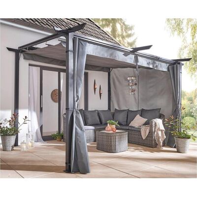 bonprix Pavillon open air zur Wandbefestigung - grau bonprix Pavillon open air zur Wandbefestigung - grau