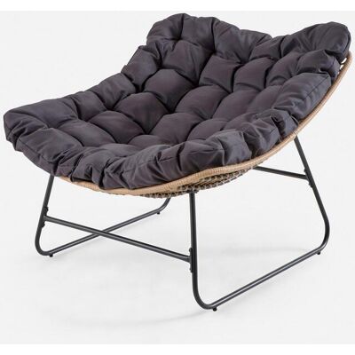 bonprix Gartensessel mit Metallgestell - grau bonprix Gartensessel mit Metallgestell - grau