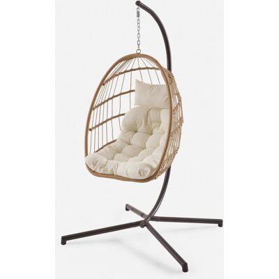 bonprix Hängesessel mit Ständer - beige bonprix Hängesessel mit Ständer - beige