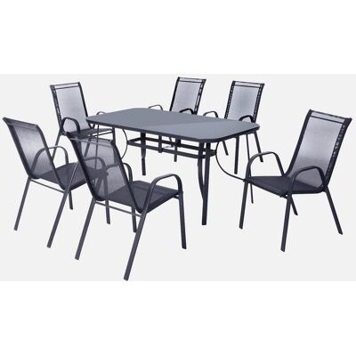 bonprix Gartenmöbel Set (7-tlg.Set) - grau bonprix Gartenmöbel Set (7-tlg.Set) - grau