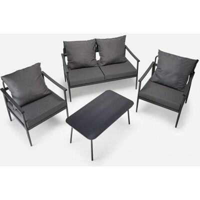 bonprix Gartenmöbel Set (4-tlg. Set) - grau bonprix Gartenmöbel Set (4-tlg. Set) - grau