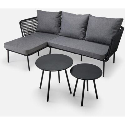 bonprix Gartenmöbel Set (2-tlg. Set) - schwarz bonprix Gartenmöbel Set (2-tlg. Set) - schwarz