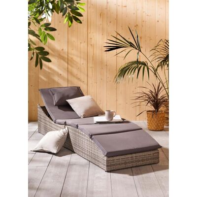 bonprix Gartenliege - grau bonprix Gartenliege - grau