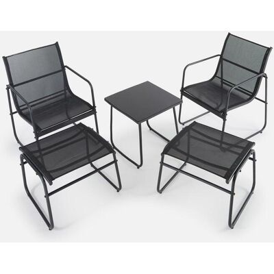 bonprix Gartenmöbel Set (5-tlg. Set) - grau bonprix Gartenmöbel Set (5-tlg. Set) - grau