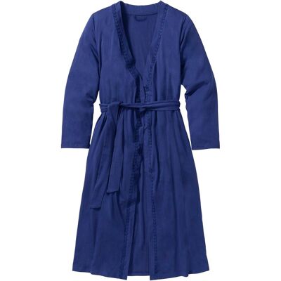 bonprix Bademantel aus Shirtqualität - blau - Damen - Size: 56/58 (3XL) bonprix Bademantel aus Shirtqualität - blau - Damen - Size: 56/58 (3XL)