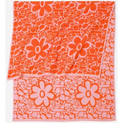 bonprix Baumwoll-Handtuch mit Jacquard-Blumen Design - pink - Size: 1 (4er Pack Gästehandtuch 30/50 cm) bonprix Baumwoll-Handtuch mit Jacquard-Blumen Design - pink - Size: 1 (4er Pack Gästehandtuch 30/50 cm)