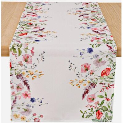 bonprix Tischläufer mit Blumen Druck - bunt - Size: 1 (LxB 180/30 cm) bonprix Tischläufer mit Blumen Druck - bunt - Size: 1 (LxB 180/30 cm)
