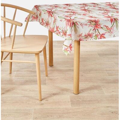 bonprix Tischdecke mit Blumen Druck, wasserabweisend - pink - Size: 1 (LxB 160/130 cm) bonprix Tischdecke mit Blumen Druck, wasserabweisend - pink - Size: 1 (LxB 160/130 cm)