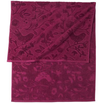 bonprix Baumwoll-Handtuch mit Hoch-Tief-Struktur - lila - Size: 3 (Duschtuch 70/140 cm: 70/140 cm) bonprix Baumwoll-Handtuch mit Hoch-Tief-Struktur - lila - Size: 3 (Duschtuch 70/140 cm: 70/140 cm)