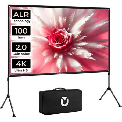 Ultimea Photon E-ALR 100-Zoll-Projektionsleinwand mit Ständer Ultimea Photon E-ALR 100-Zoll-Projektionsleinwand mit Ständer