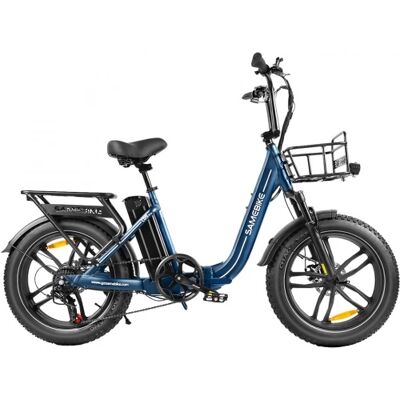 SAMEBIKE C05 Pro Faltbares Elektrofahrrad, 500W Motor, 36V 13Ah Akku, 20*4-Zoll-Fettreifen - Dunkelblau SAMEBIKE C05 Pro Faltbares Elektrofahrrad, 500W Motor, 36V 13Ah Akku, 20*4-Zoll-Fettreifen - Dunkelblau
