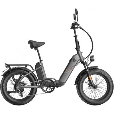 Fafrees FF20 Polar Faltbares Elektrofahrrad, 500W Motor, 48V 26,8Ah Doppel-Akku, 20 x 4,0 Zoll breite Reifen – Gunmetal Black Fafrees FF20 Polar Faltbares Elektrofahrrad, 500W Motor, 48V 26,8Ah Doppel-Akku, 20 x 4,0 Zoll breite Reifen – Gunmetal Black