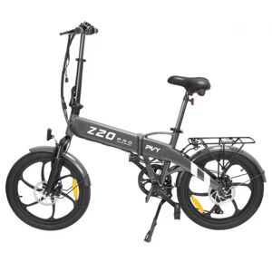 PVY Z20 Pro 20 * 2,3-Zoll-Faltbares Elektrofahrrad, 500 W Nabenmotor, 10,4-Ah-Wechselbatterie, 25 km/h, 80-100 km - Grau