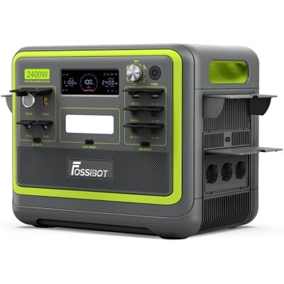 FOSSiBOT F2400 2048 Wh/2400 W tragbare PowerStation (Solargenerator) - Grün FOSSiBOT F2400 2048 Wh/2400 W tragbare PowerStation (Solargenerator) - Grün