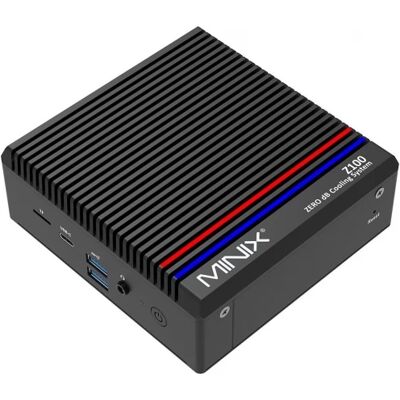 MINIX Z100-0dB Mini PC, Intel N100 Quad-Core 3.4GHz, 16GB DDR4 RAM 512GB SSD, Dual Band WiFi6 Bluetooth5.2 MINIX Z100-0dB Mini PC, Intel N100 Quad-Core 3.4GHz, 16GB DDR4 RAM 512GB SSD, Dual Band WiFi6 Bluetooth5.2