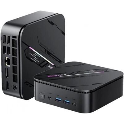 Blackview MP100 Pro Mini PC, Intel i5-12450H 8 Kerne max. 4.4GHz, 16GB RAM 1TB SSD, HDMI+DP+USB-C Triple 4K Display Blackview MP100 Pro Mini PC, Intel i5-12450H 8 Kerne max. 4.4GHz, 16GB RAM 1TB SSD, HDMI+DP+USB-C Triple 4K Display