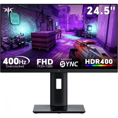 KTC H25X7 24,5 Zoll 400 Hz Fast-IPS-Gaming-Monitor, 1920 x 1080 FHD-Auflösung, HDR400, 1 ms MPRT, FreeSync & G-Sync KTC H25X7 24,5 Zoll 400 Hz Fast-IPS-Gaming-Monitor, 1920 x 1080 FHD-Auflösung, HDR400, 1 ms MPRT, FreeSync & G-Sync