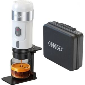 HiBREW H4A 80W Tragbare Auto-Kaffeemaschine Mit Standfuß Und Reisetasche, Heiß/Kalt 3-In-1 Kaffeemaschine - Weiß