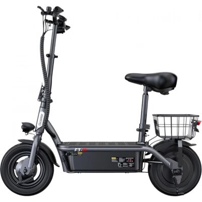 iScooter F3 Elektroroller mit Sitz und hinterem Korb, 1000W Motor, 48V 13Ah Batterie, 10-Zoll-Luftreifen,Ohne ABE-Zertifikat iScooter F3 Elektroroller mit Sitz und hinterem Korb, 1000W Motor, 48V 13Ah Batterie, 10-Zoll-Luftreifen,Ohne ABE-Zertifikat
