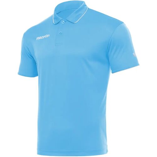 Polo-Shirt Macron Draco - Bleu - male - Size: 4XL