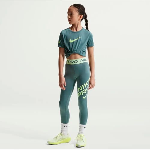 Leggings für Mädchen Nike Pro - Gris - female - Size: 7/8 ans