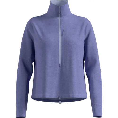 Fleece 1/2 Zip Damen Odlo Grid - Bleu - female - Size: L