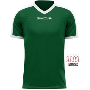 Givova Revolution Interlock MAC041303 Fußball - Ganzjährig Männer Grün Givova Revolution Interlock MAC041303 Fußball - Ganzjährig Männer Grün