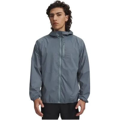 Windjacke Under Armour Launch - Bleu - male - Size: M Windjacke Under Armour Launch - Bleu - male - Size: M