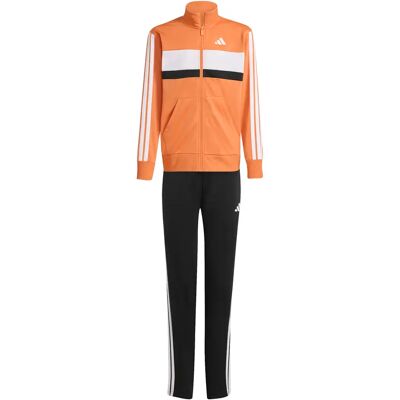 Trainingsanzug für Kinder adidas Essentials Tiberio 3-Stripes - Orange - unisex - Size: 13/14 ans Trainingsanzug für Kinder adidas Essentials Tiberio 3-Stripes - Orange - unisex - Size: 13/14 ans
