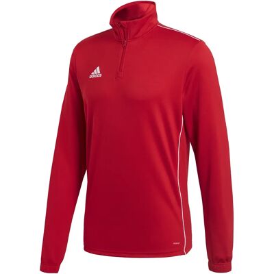 Adidas Core 18 Training Top CV3999 - Herren Rot Ganzjahres Reißverschluss-Shirt Adidas Core 18 Training Top CV3999 - Herren Rot Ganzjahres Reißverschluss-Shirt