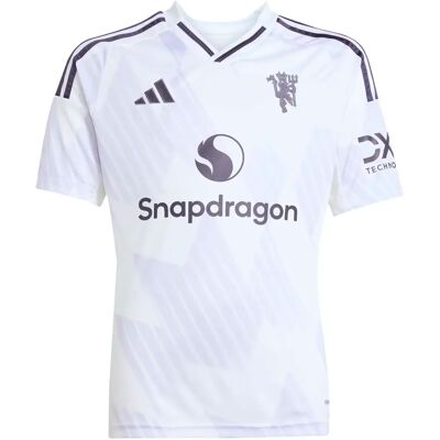 Adidas Kinder-Auswärtstrikot Manchester United 2025/26 - Blanc - unisex - Size: 11/12 ans Adidas Kinder-Auswärtstrikot Manchester United 2025/26 - Blanc - unisex - Size: 11/12 ans