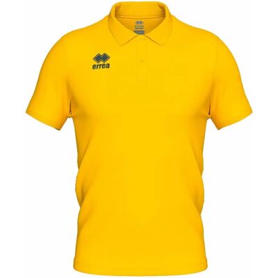 Errea POLO EVO S/S AD - Poloshirt - Gelb Errea POLO EVO S/S AD - Poloshirt - Gelb