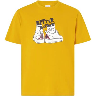T-Shirt Kappa Glabu Tbar - Jaune - male - Size: L T-Shirt Kappa Glabu Tbar - Jaune - male - Size: L