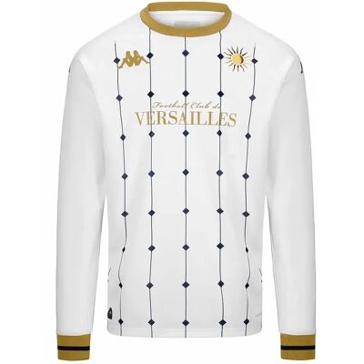 Kappa FC Versailles 78 Gold-Weiß Herren-Fußballtrikot - Fußballtrikot Kappa FC Versailles 78 Gold-Weiß Herren-Fußballtrikot - Fußballtrikot