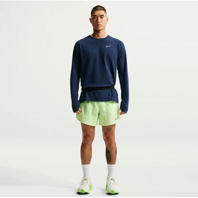 Langarmshirt Nike Stride Dri-Fit - Bleu - male - Size: XL Langarmshirt Nike Stride Dri-Fit - Bleu - male - Size: XL
