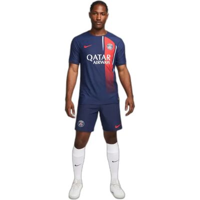 Nike Psg Blau Leichte Schnell-Trocknende Fußball-Shorts - 2023/24 Nike Psg Blau Leichte Schnell-Trocknende Fußball-Shorts - 2023/24